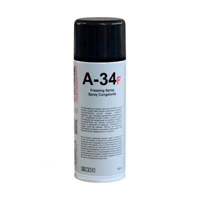 A34F Aerosol Enfriador, Nieve Liquida, congelante Liquido 400ml DUE-CI