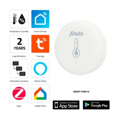 Sensor de temperatura inalámbrico Zigbee de Alecto SAMRT-TEMP10