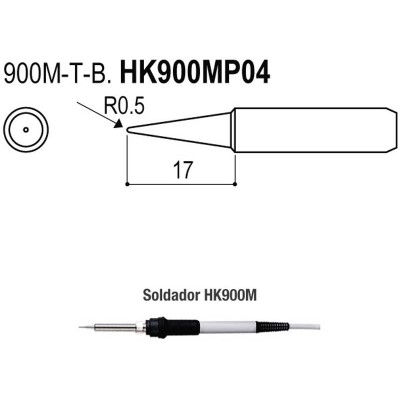 Puntas tipo M/ESD. Soldadores HK900m/907/907ESD/HK951M de Hakko - HAKKO 900M-T-B