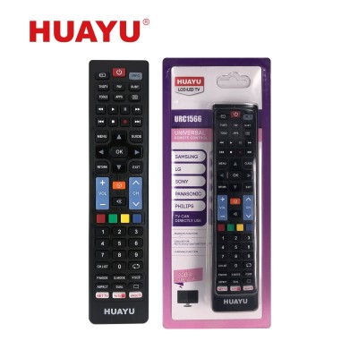 URC1566 Mando Universal Preprogramado para TV LG, Samsung, Sony, Philips y Panasonic