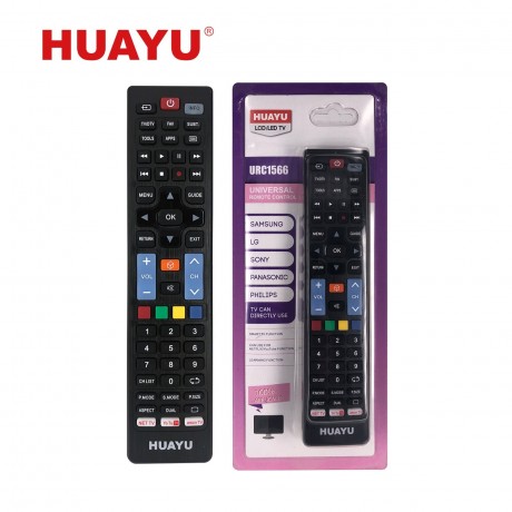 URC1566 Mando Universal Preprogramado para TV LG, Samsung, Sony, Philips y Panasonic