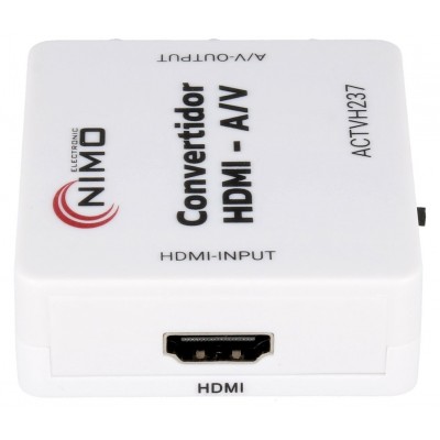 Convertidor de audio-video digital HDMI a compuesto 3xRCA de Nimo - ACTVH237