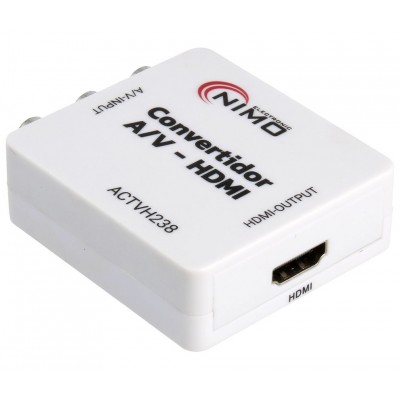 Convertidor de audio-video compuesto 3xRCA a digital HDMI de Nimo - ACTVH238