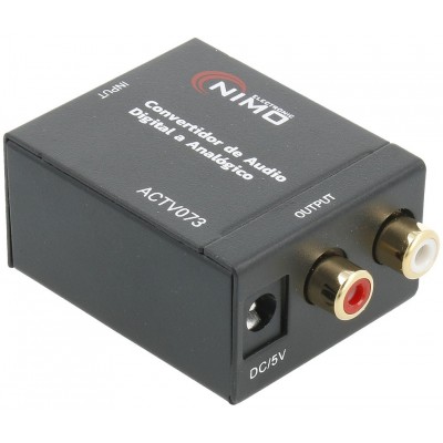 Convertidor de audio digital a analógico ACTV073