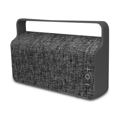 Altavoz Bluetooth diseño tela con asa SK559BT Negro / Gris