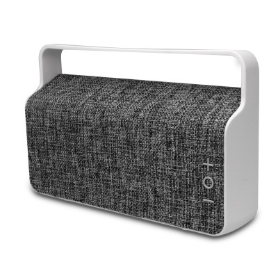 Altavoz Bluetooth diseño tela con asa SK559BT Blanco / Gris