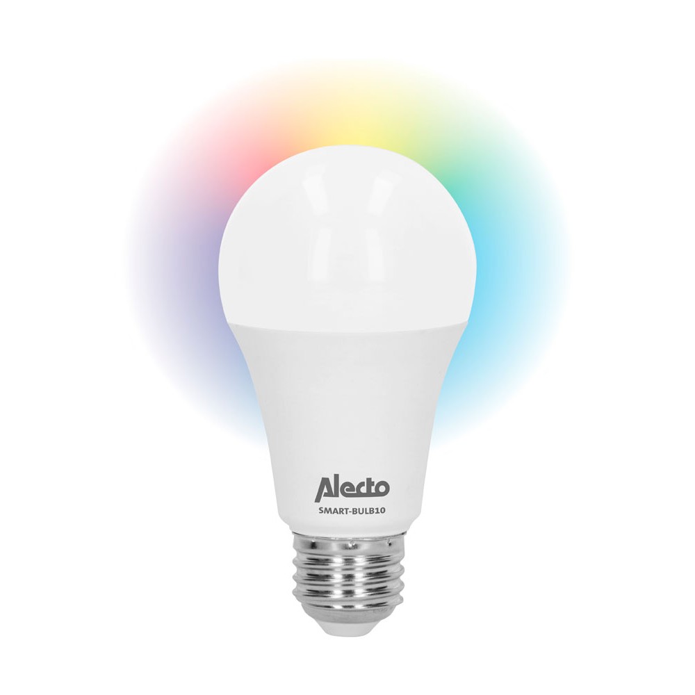 Bombilla LED inteligente WIFI multicolor 6W Tipo E27 SMART-BULB10 de Alecto