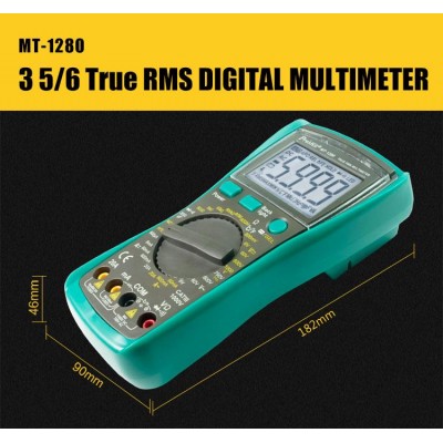 MT1280 Multímetro digital True RMS 3 5/6 dígitos CAT III 1000V 20A de Proskit
