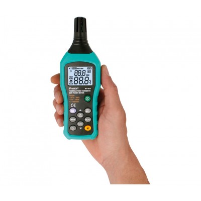 MT-4616 Medidor de temperatura, humedad relativa y punto de rocío de Proskit