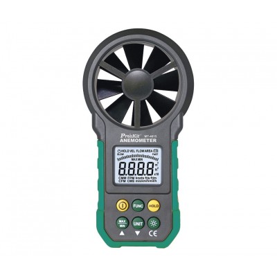 MT-4615 Anemómetro digital para medir velocidad y volumen del aire de Proskit