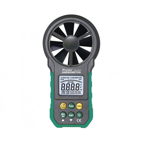 MT-4615 Anemómetro digital para medir velocidad y volumen del aire de Proskit