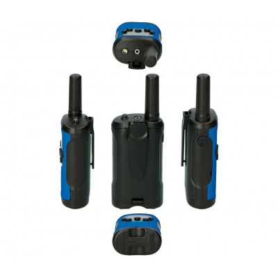 ALECTO Conjunto de 2 walkie-talkies 8 canales 7km FR-115 BW