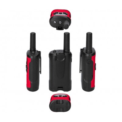 ALECTO Conjunto de 2 walkie-talkies 8 canales 7km FR-115RD