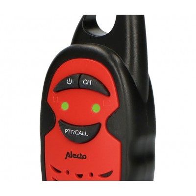 ALECTO FR-05 Conjunto de 2 walkie-talkies simplificado 3 canales 3km color Rojo y negro