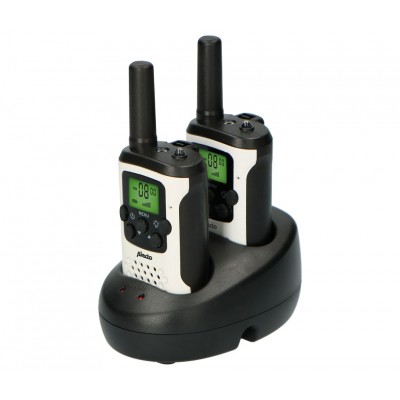 ALECTO FR-175 Conjunto de walkie-talkies con base de carga 8 canales 7km color Blanco y negro