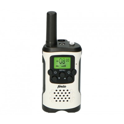 ALECTO FR-175 Conjunto de walkie-talkies con base de carga 8 canales 7km color Blanco y negro