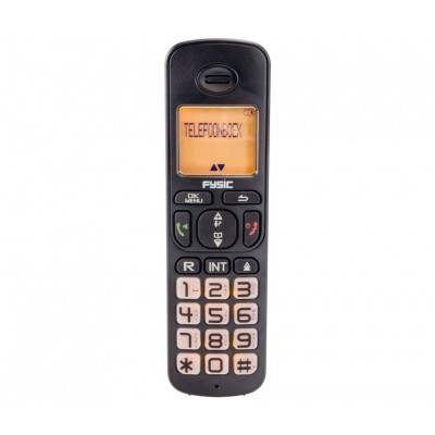FYSIC FX-5520 Teléfono inalámbrico DUO con teclas grandes con luz y Compatible con audífonos