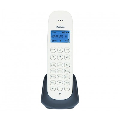 PROFOON PDX-300AE Teléfono inalámbrico DECT-GAP color Blanco