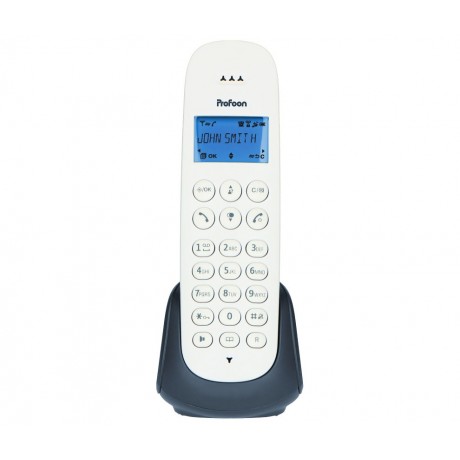 PROFOON PDX-300AE Teléfono inalámbrico DECT-GAP color Blanco