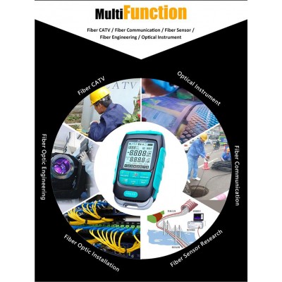 MT7615 Multímetro de potencia para fibra óptica 4 en 1