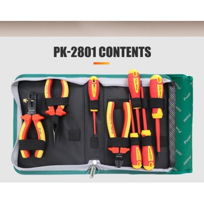 PK-2801 Cartera con herramientas de electricista de Proskit