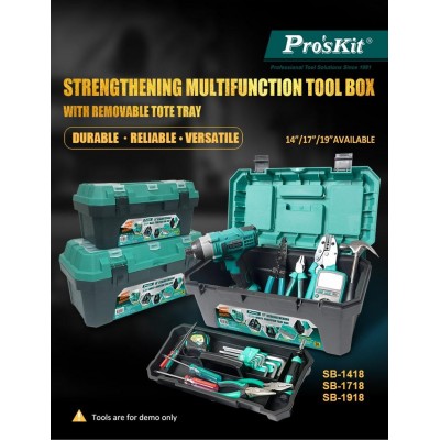SB-1718 Caja de herramientas para almacenaje y transporte de Proskit