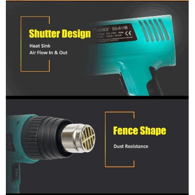 SS-611B Pistola de aire caliente para todo tipo de aplicaciones de Proskit