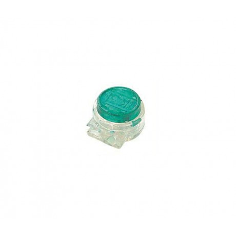 Empalmador para cables rígidos de 19-26AWG Color Verde (Bolsa 100 unidades)
