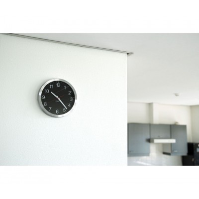 FK105 Reloj clásico cuarzo de pared con agujas extra grandes de Fysic