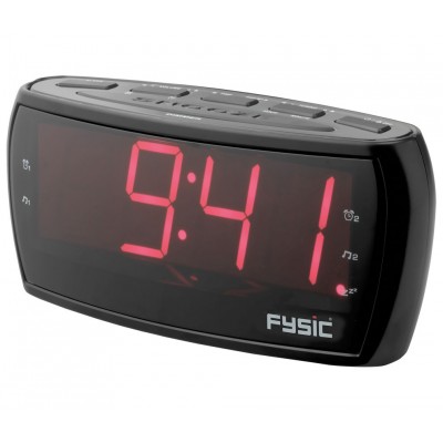 FK450 Radio reloj despertador con pantalla XL de Fysic