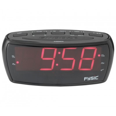 FK450 Radio reloj despertador con pantalla XL de Fysic