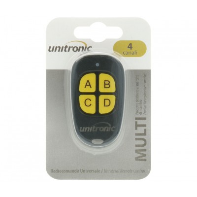 JL2156/UNI Emisor de garaje copión multifrecuencia 4 canales de Unitronic