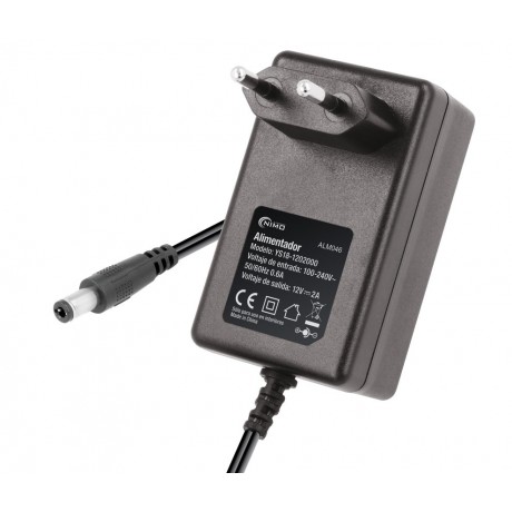 Alimentador 12Vcc/2,0A Electrónico Universal ALM046