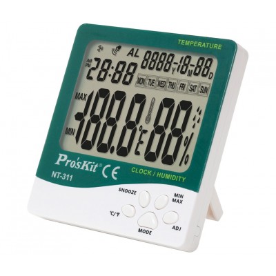 NT311 Medidor de temperatura y humedad ambiental para interior de Proskit