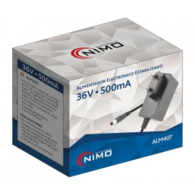 Alimentador Electrónico Universal 36VCC/500mA - ALM407