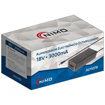 Alimentador Electrónico Universal 18VCC/3.0A - ALM078