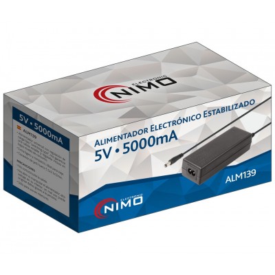 ALM139 Alimentador electrónico estabilizado 5Vcc / 5.0A