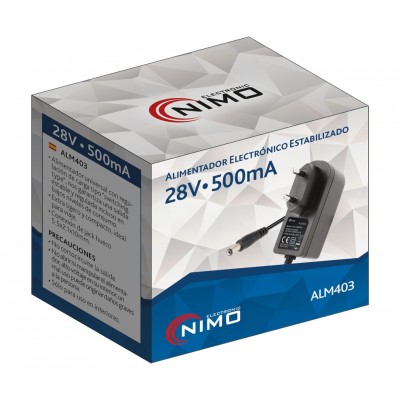 Alimentador Electrónico Universal 28Vcc/500mA Especial Aspiradores - ALM403