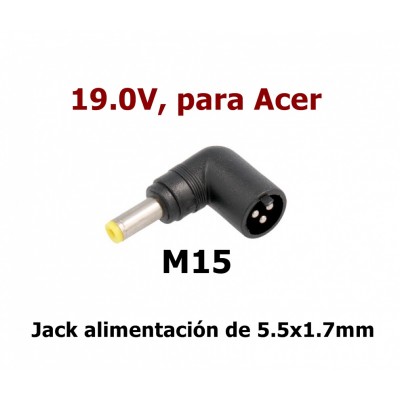 ALM291 Alimentador Automático PC portátil 15..20Vcc/70W + Clavija intercambiable opcional