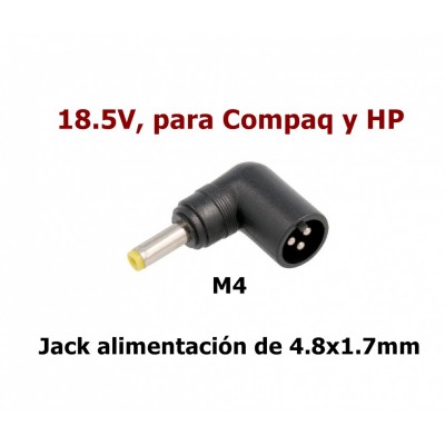 M4 Jack DC tips automático 18.5V para ALM291, ALM292, ALM293...