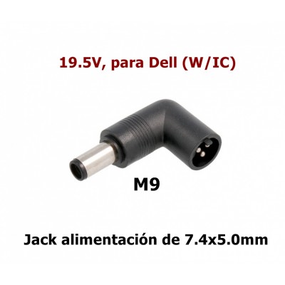 M9 Jack DC tips automático 19.5V para ALM291, ALM292, ALM293...