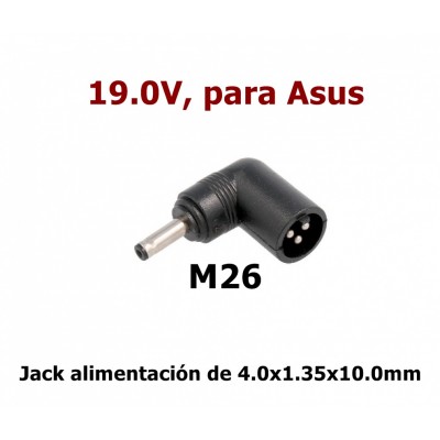 Jack con chips automático 19.0V para ALM291, ALM292, ALM293... - M26