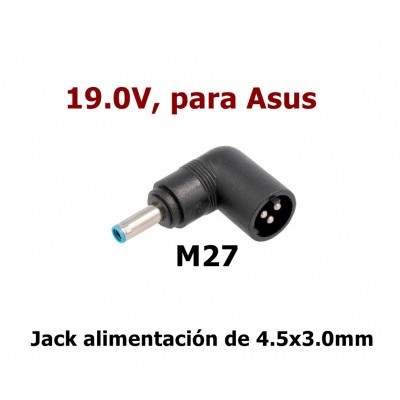 M27 Jack DC tips automático 19.0V para ALM291, ALM292, ALM293...