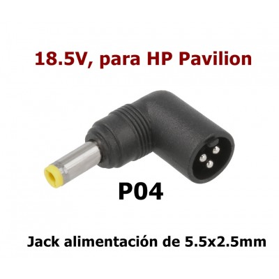 P04 Jack DC tips automático 18.5V para ALM291, ALM292, ALM293...
