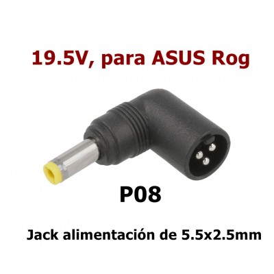 P08 Jack DC tips automático 19.5V para ALM291, ALM292, ALM293...