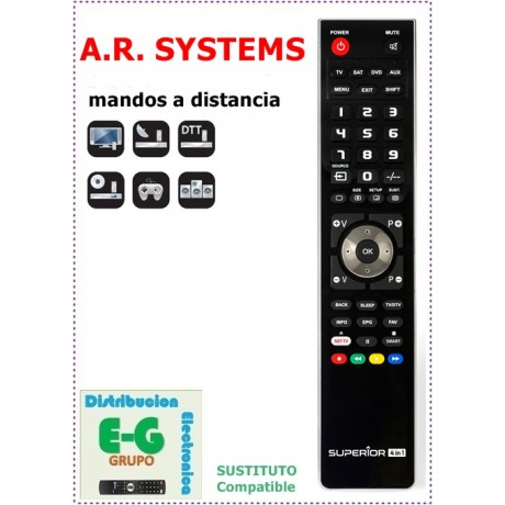 A.R. SYSTEM Mando a Distancia sustituto del original