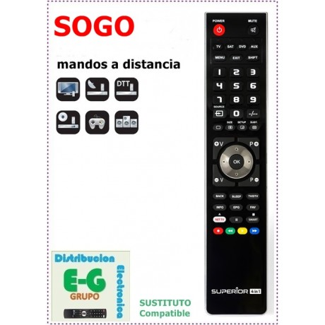 SOGO Mando a Distancia sustituto del original