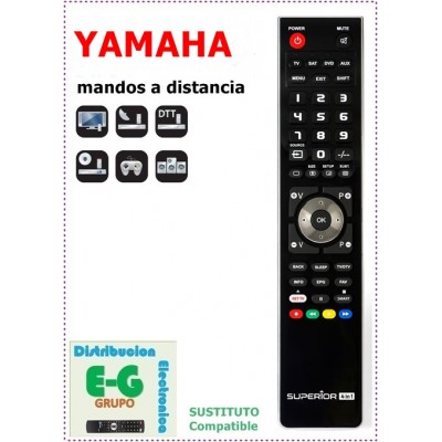 YAMAHA Mando a Distancia sustituto del original