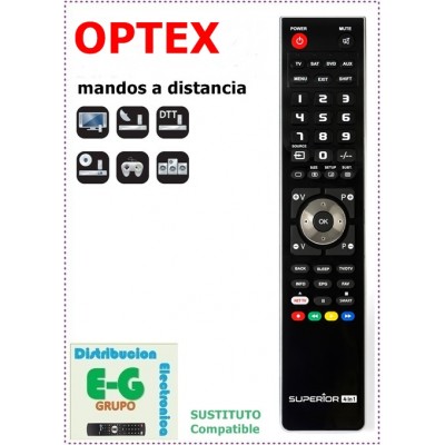 OPTEX Mando a Distancia sustituto del original