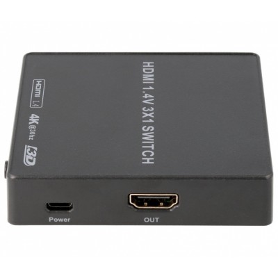 ACTVH003 Conmutador HDMI 3 Entradas 1 Salida con telemando de Nimo